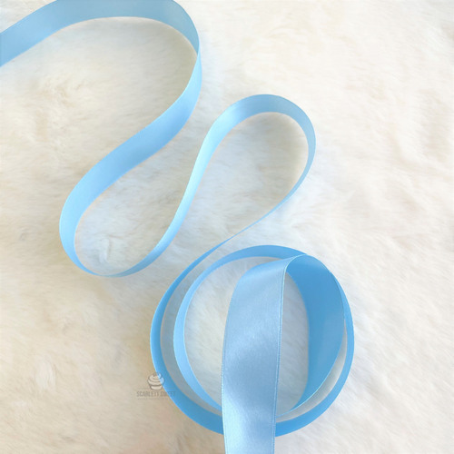 2.5cm SSS Ribbon BABY BLUE 197