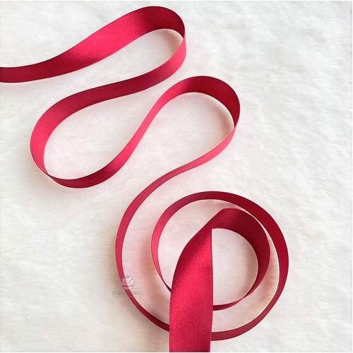 2.5cm SSS Ribbon BURGUNDY 32