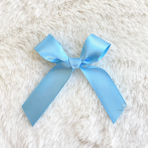 8cm Satin Bow BABY BLUE 197 