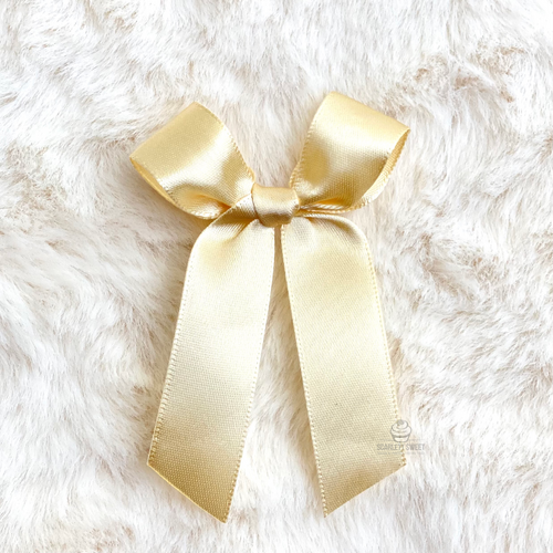 8cm Satin Bow CHAMPAGNE 58 