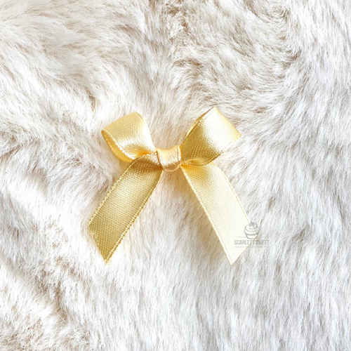 4cm Satin Bow CHAMPAGNE 58 