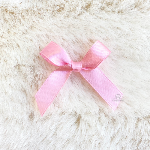 4cm Satin Bow BLUSH PINK 22 