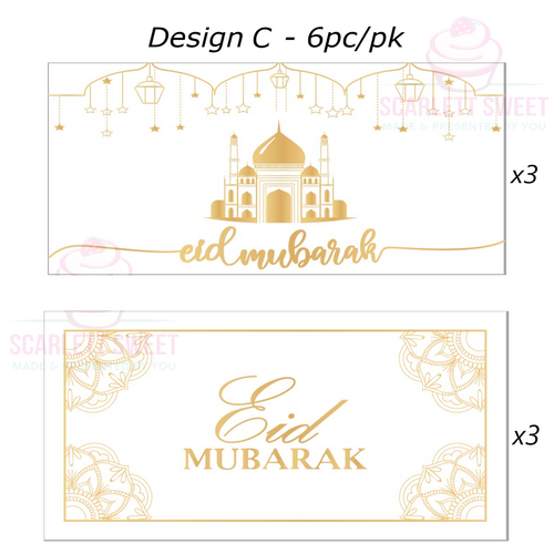 EID Envelope Design C 9X17CM 6PC