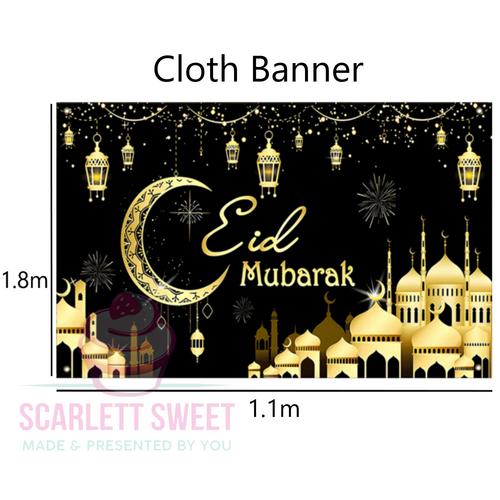 EID Cloth Back Drop 180x110cm