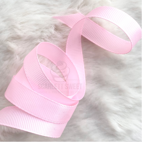 1.2cmx100Y Grosgrain  BABY PINK 123