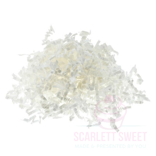 300G Bulk Shredded Paper WHITE