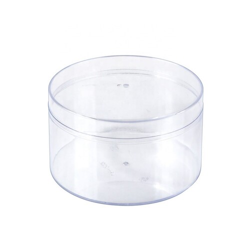 8cm x 5cm Acrylic Round Box 12PC