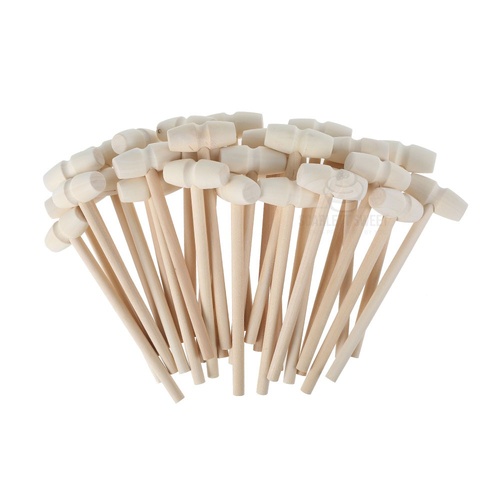 14cm Mini Wooden Hammer 100PC