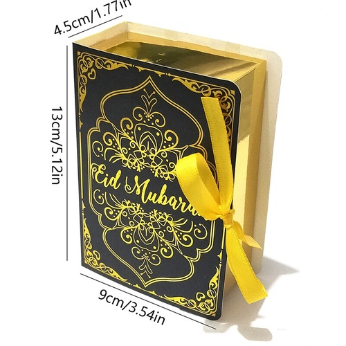 Black Gold Eid Quran Favour Box 72pc