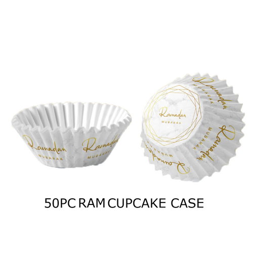 Ram White Cupcake Case 50PC