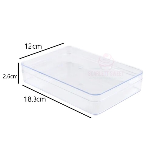 18.3x12x2.6cm Acrylic Box 8PC